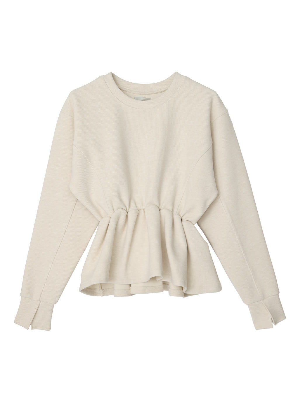 COZY CUTSEW PEPLUM TOP