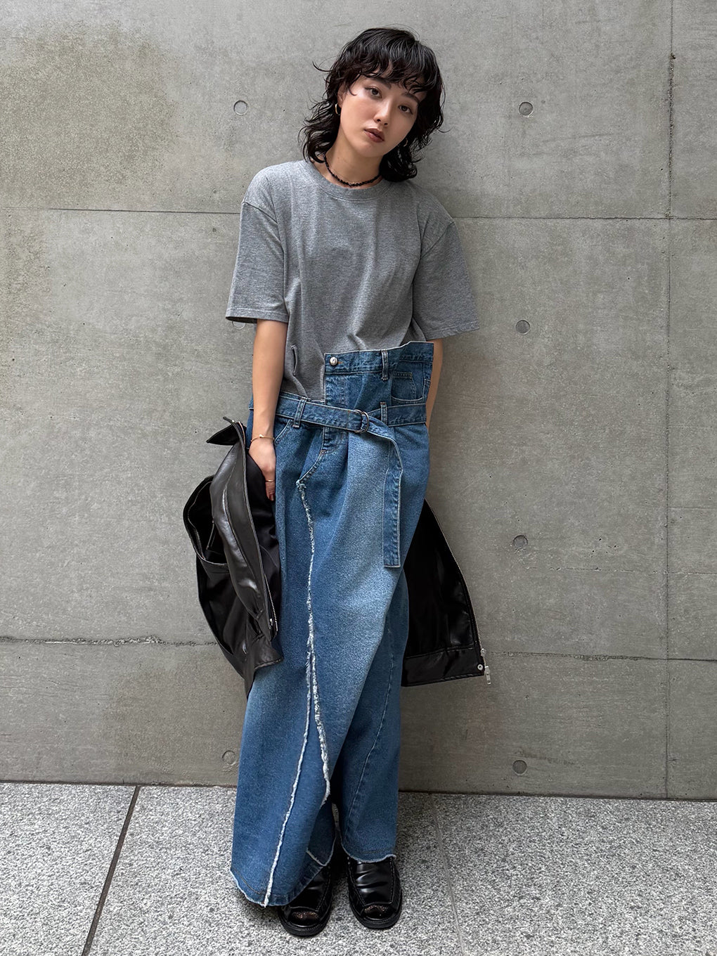 FRENCHTERRY DENIM OP