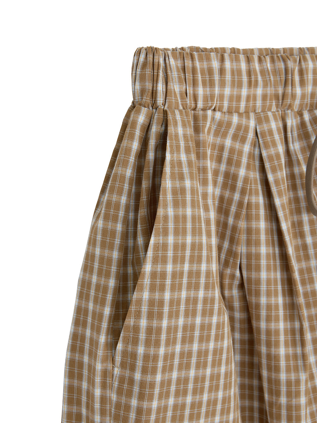 UNIVERSAL CHECK HALF PANTS