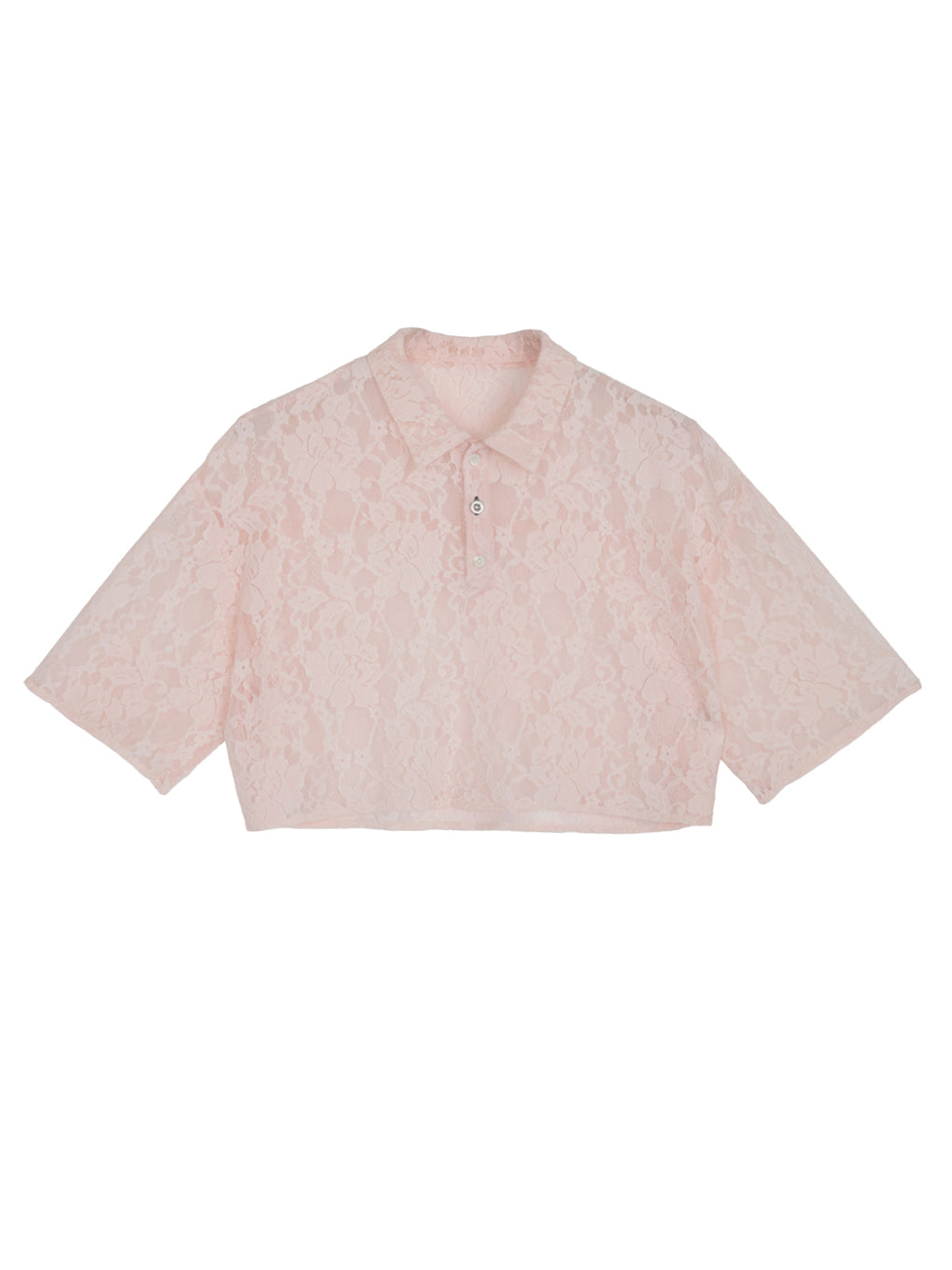 LACE POLO SHIRT