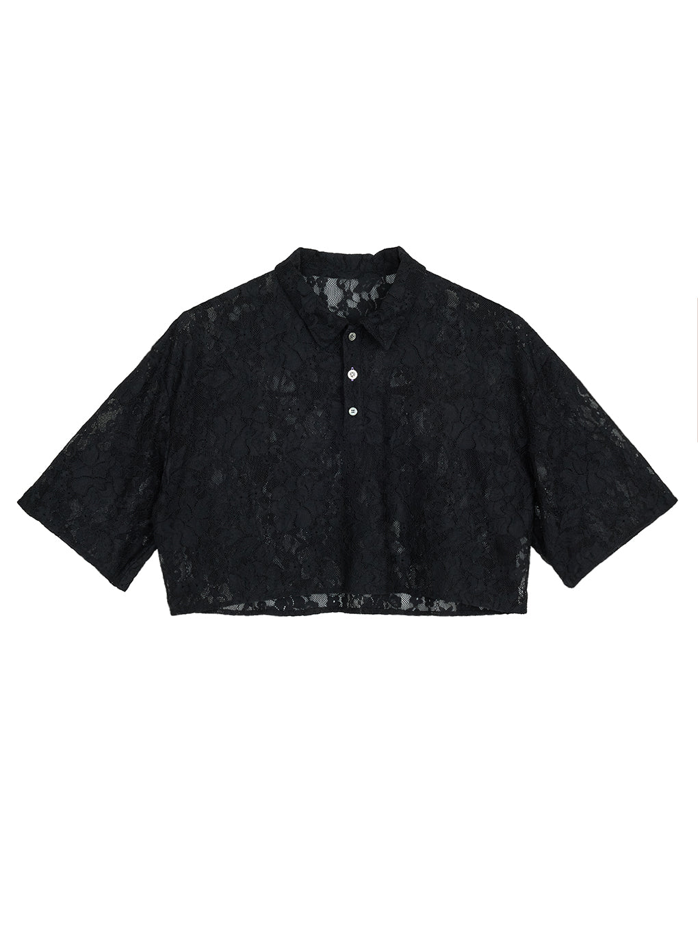 LACE POLO SHIRT