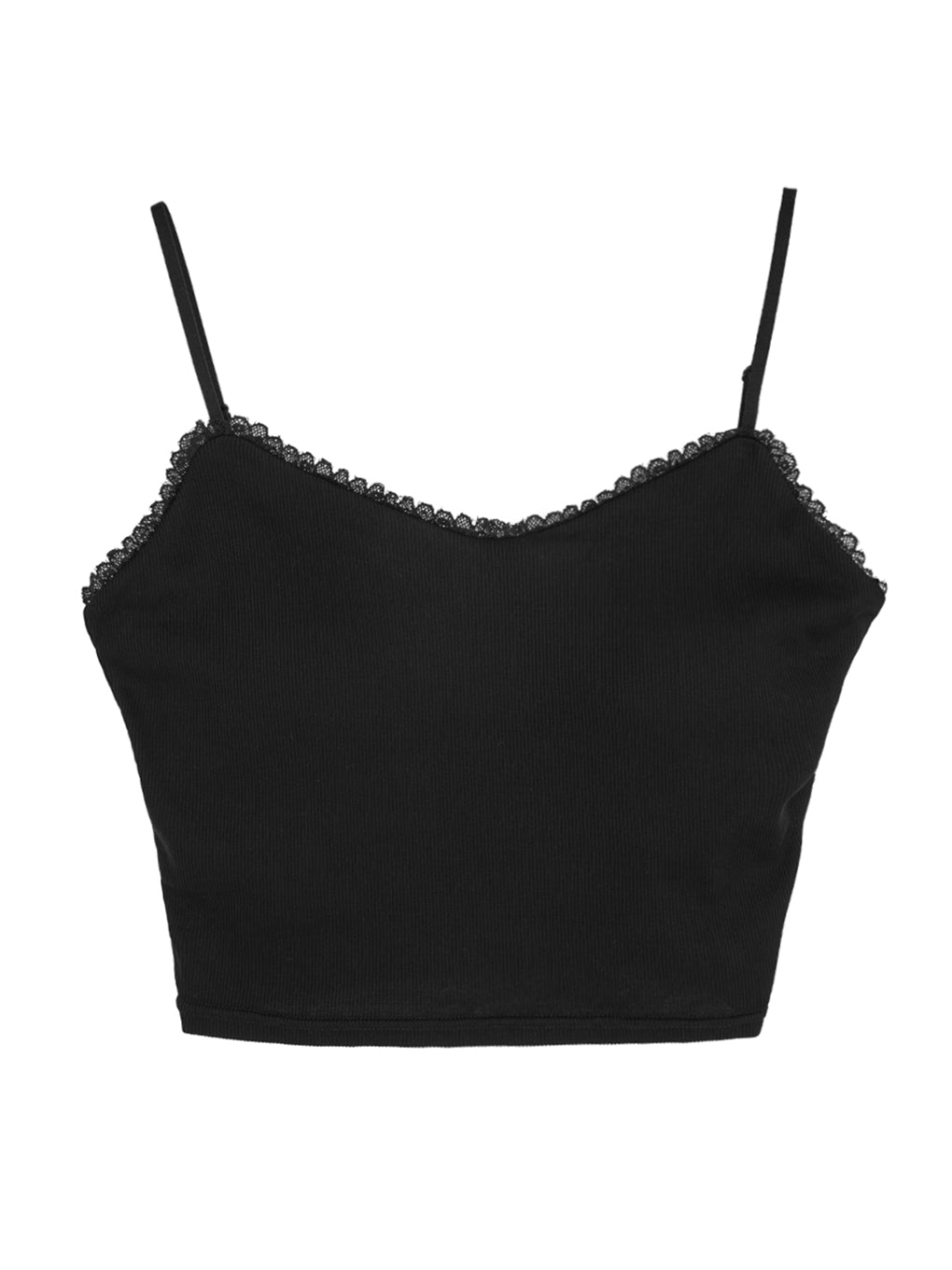 LACE TRIM BRA TOP