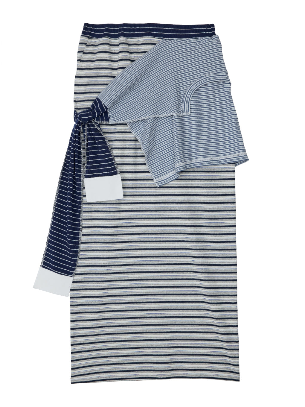 BORDER LAYERED SKIRT