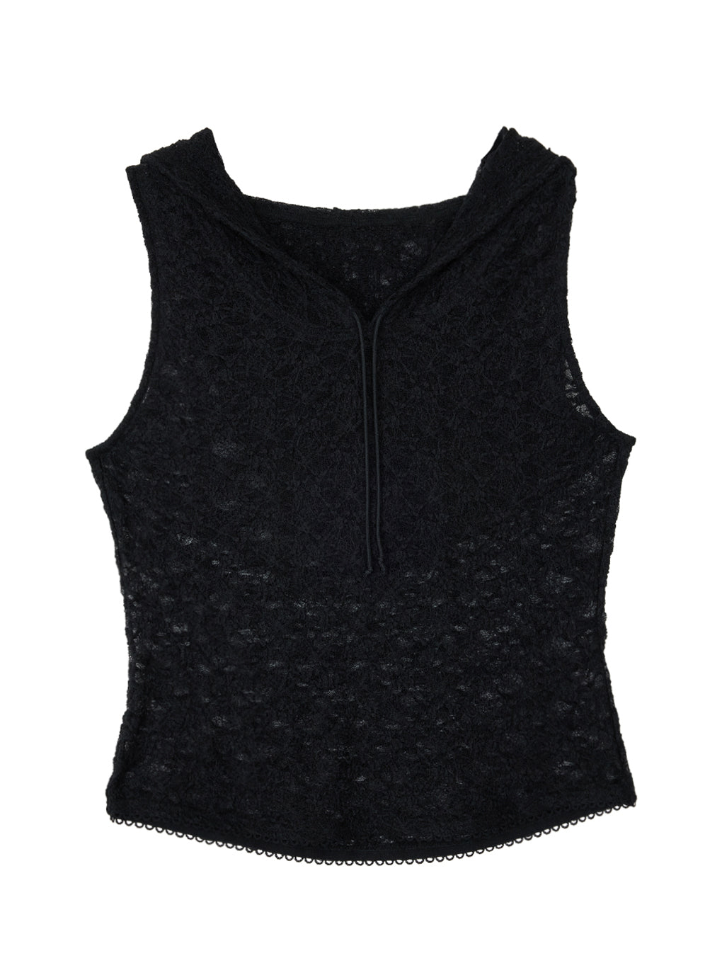 LACE HOODIE NS TOP