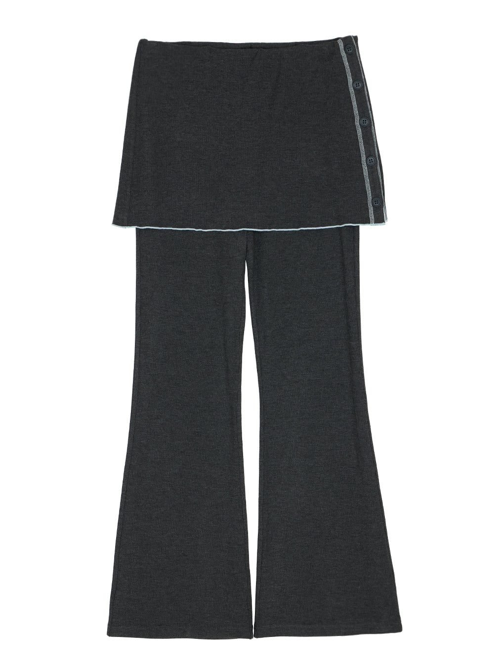 MELLOW RIB SKIRT PANTS