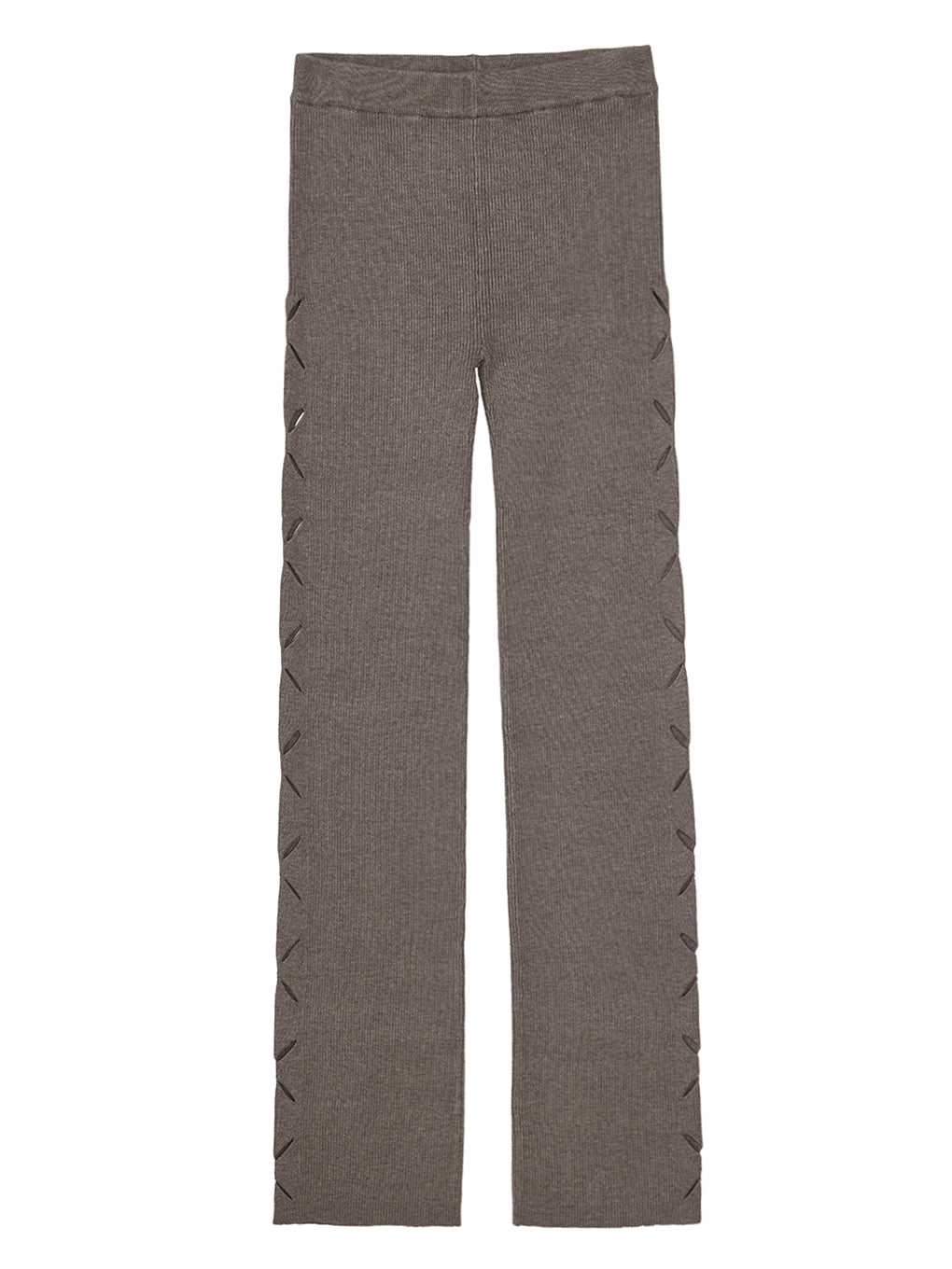 HANA CUTTING KNIT LEGGINGS
