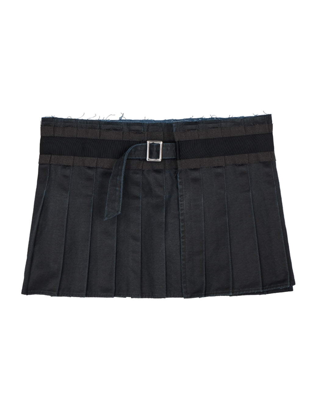 VINTAGE LIKE PLEATS WRAP SKIRT