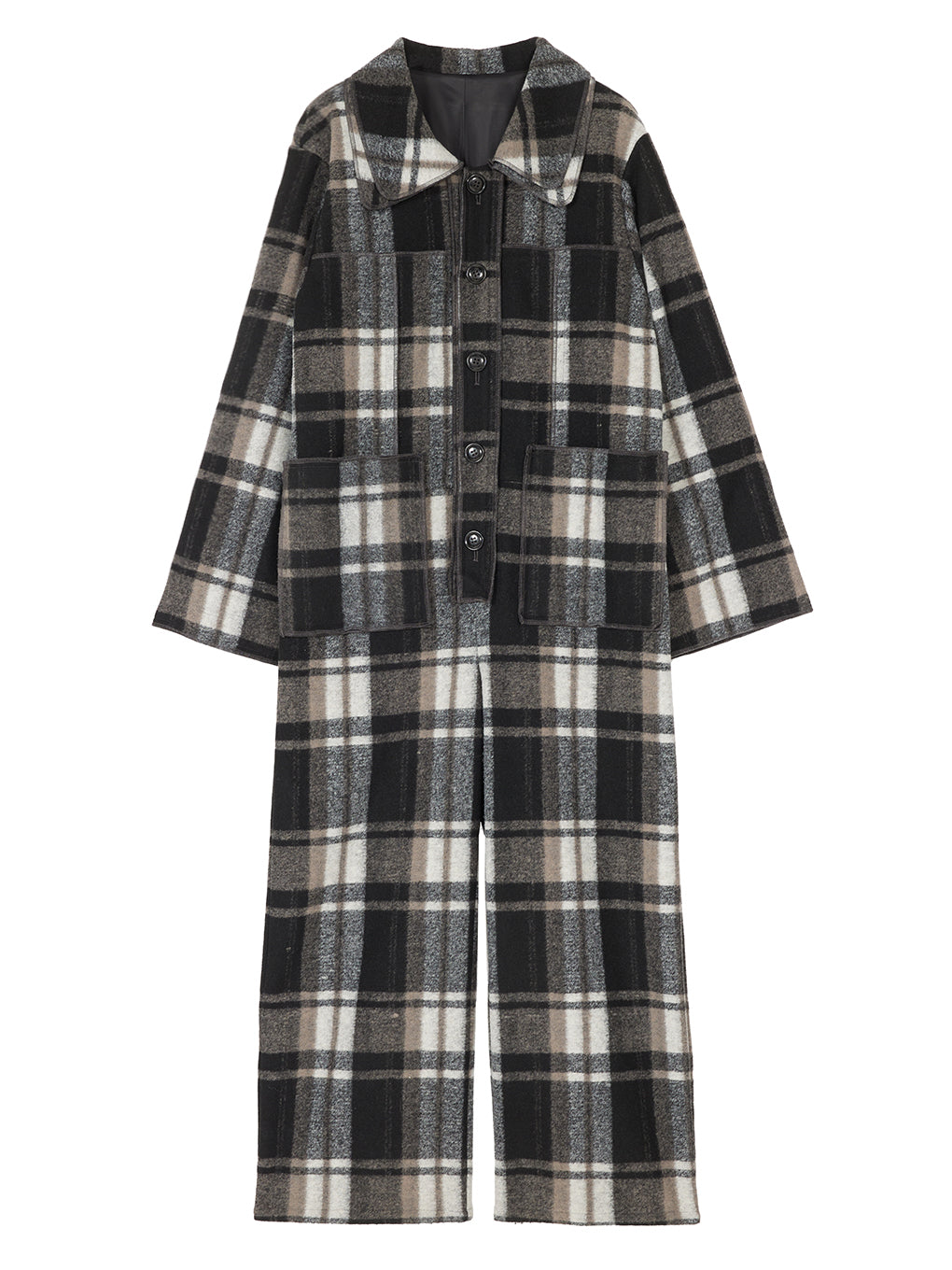 COZY PACTH JUMP SUIT