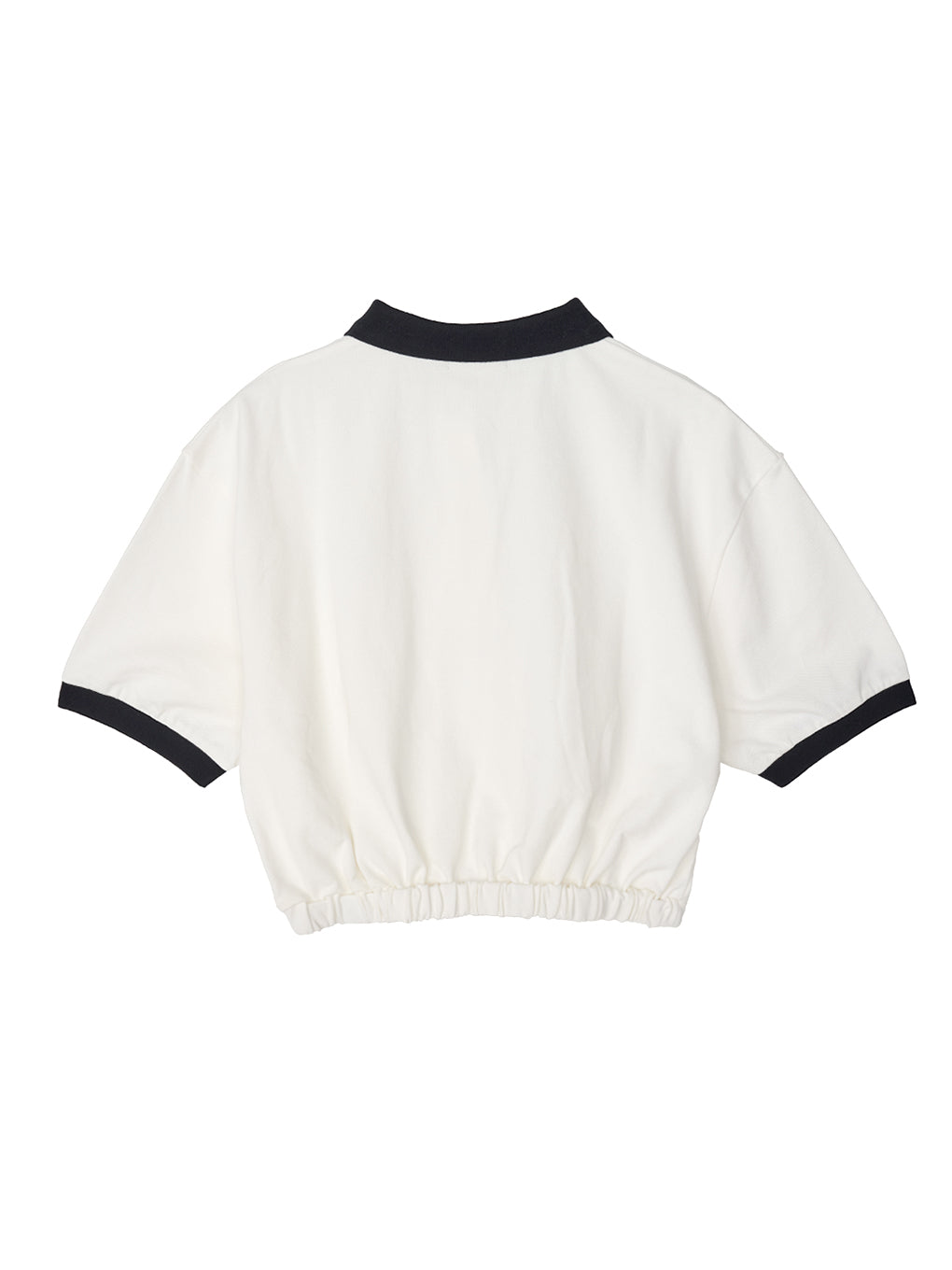 CROPPED POLO TEE