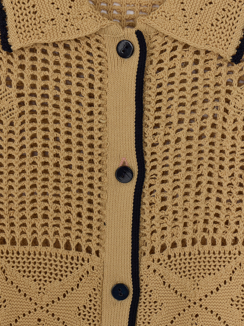 MIX PATTERN KNIT SHIRT