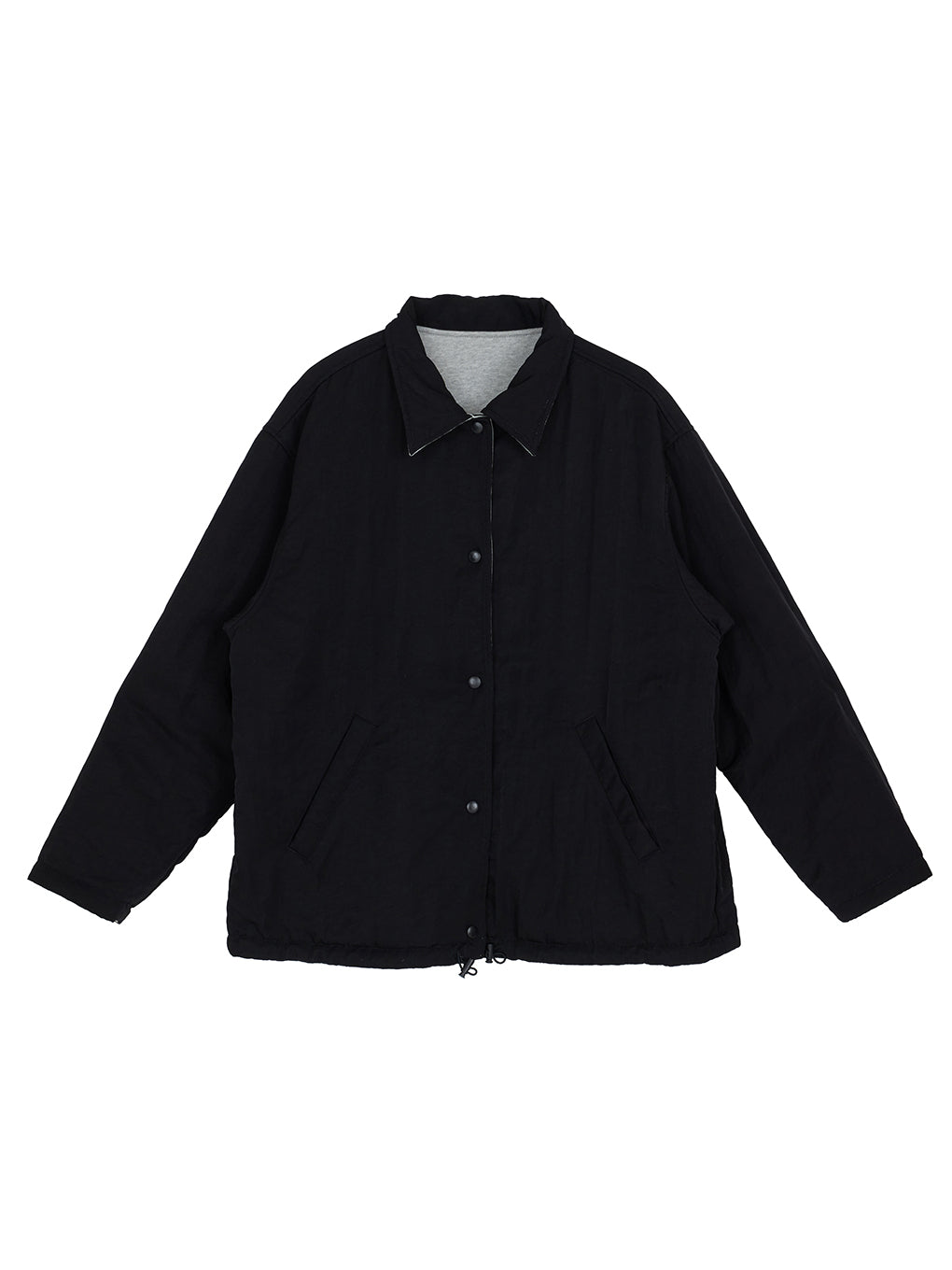 FRENCH TERRY REVERSIBLE COACH JACKET