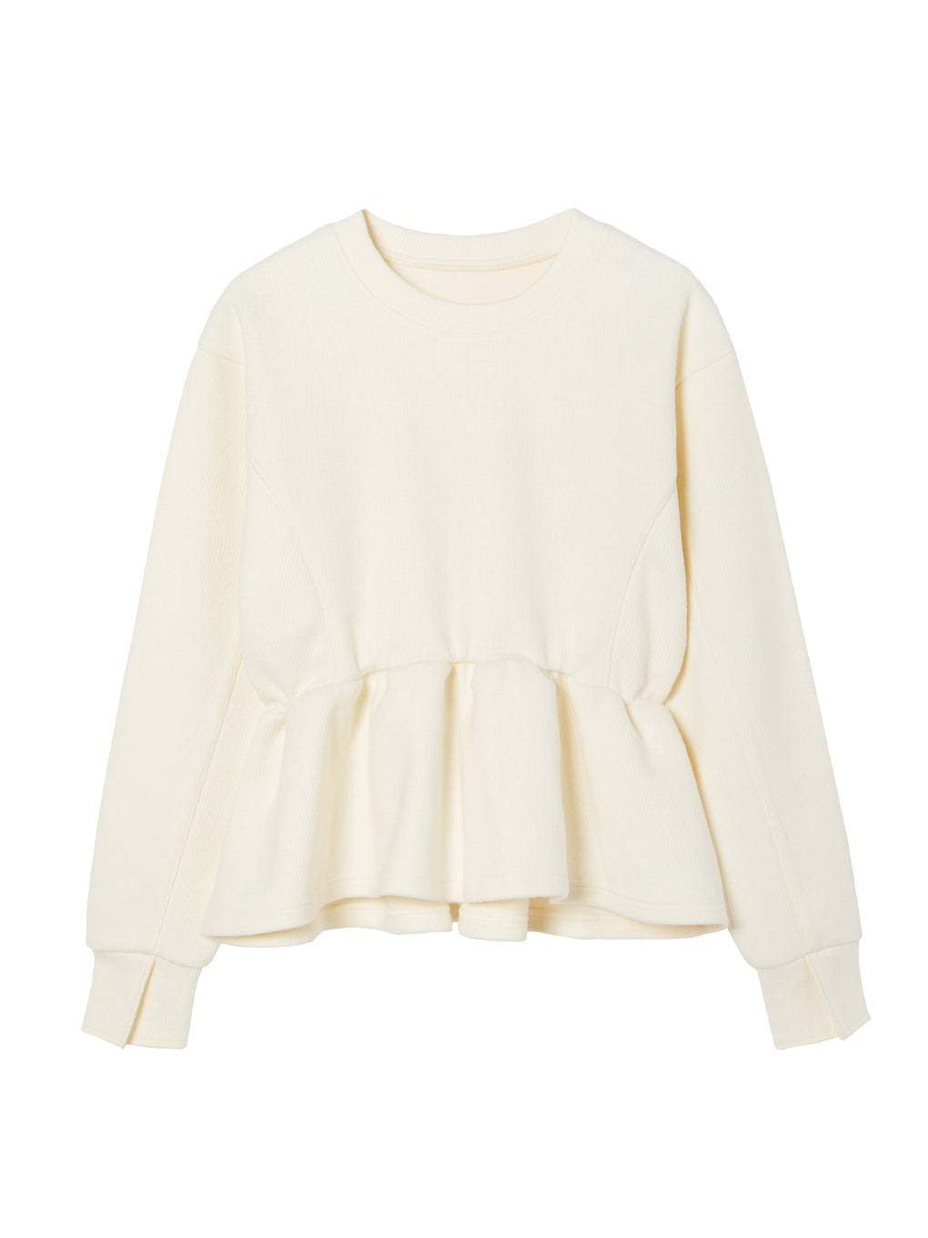 COZY CUTSEW PEPLUM TOP