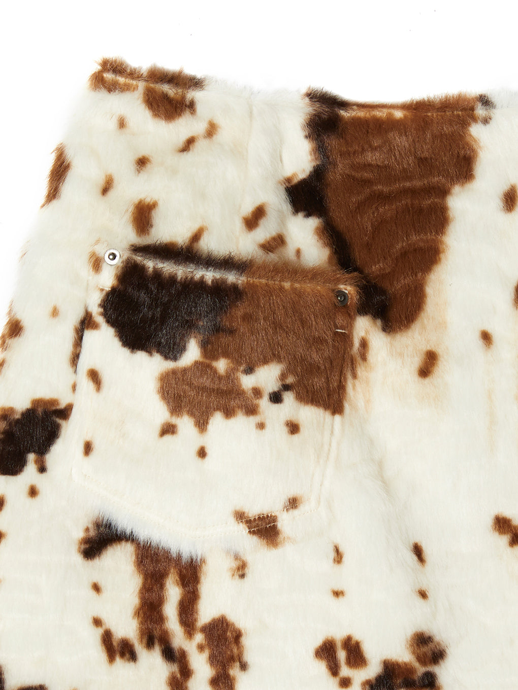 ANIMAL FUR WRAP SKIRT