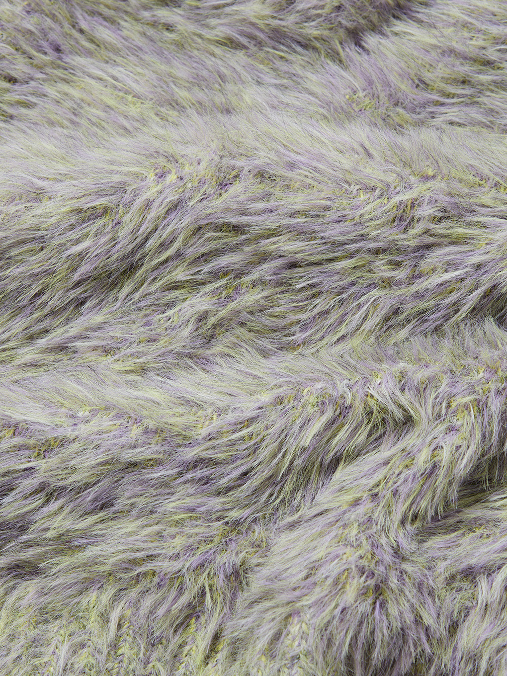 FUR KNIT ZIP HOODIE