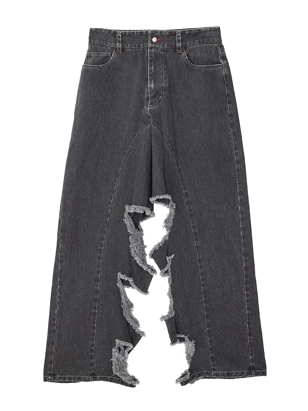 INSIDE RIPPED HOLE COLOR DENIM