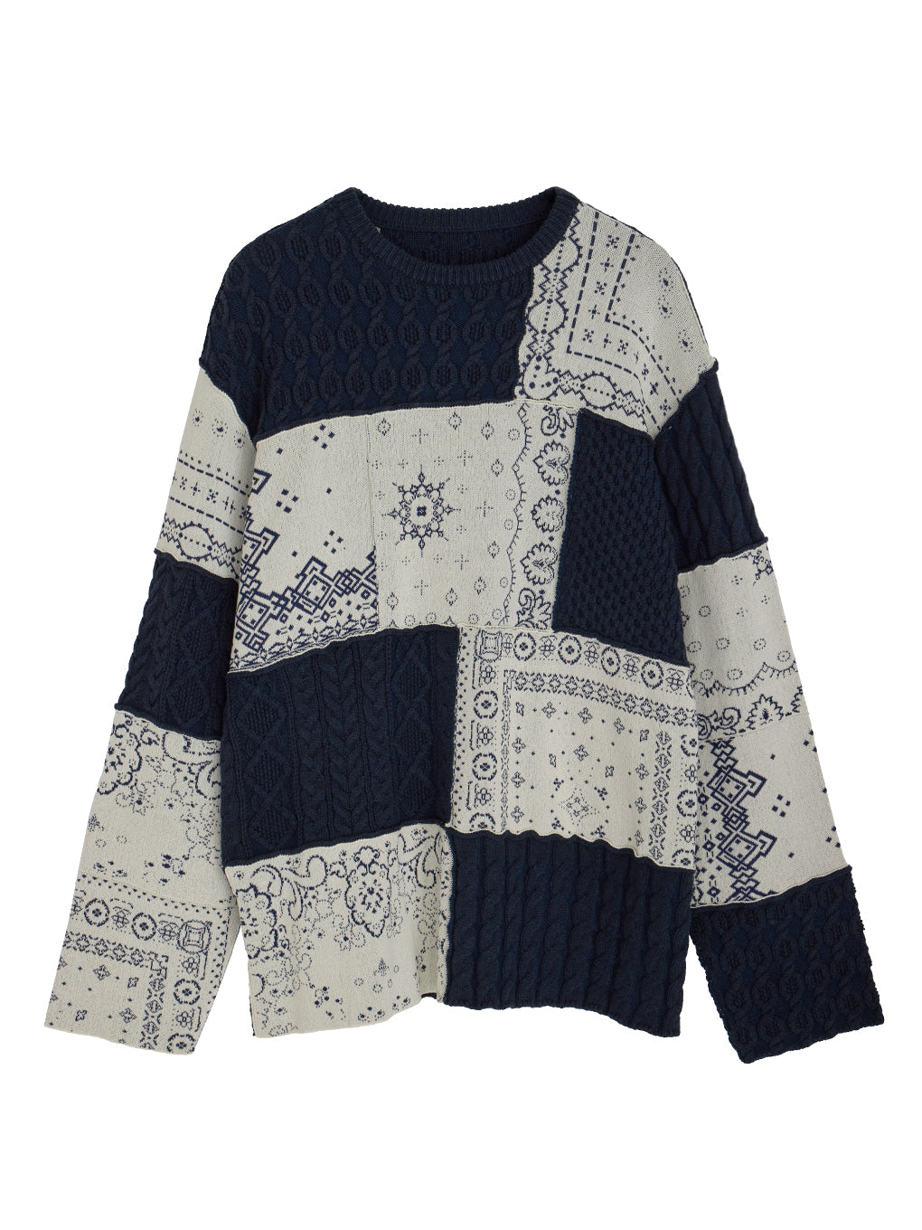 PAGE2026 #3 BANDANNA KNIT TOP