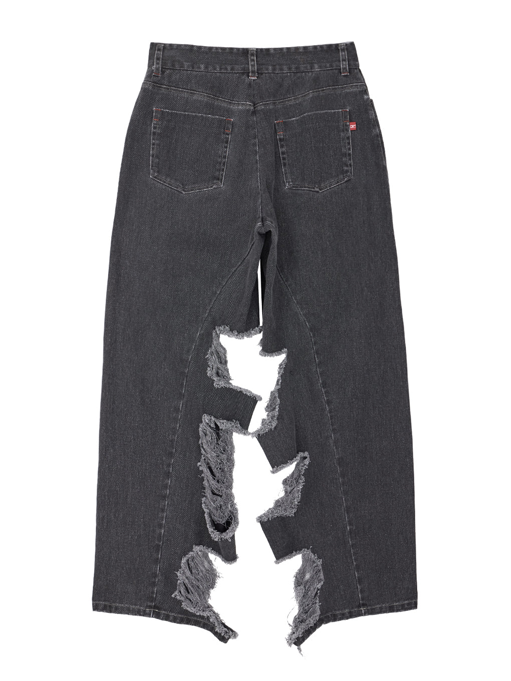INSIDE RIPPED HOLE COLOR DENIM