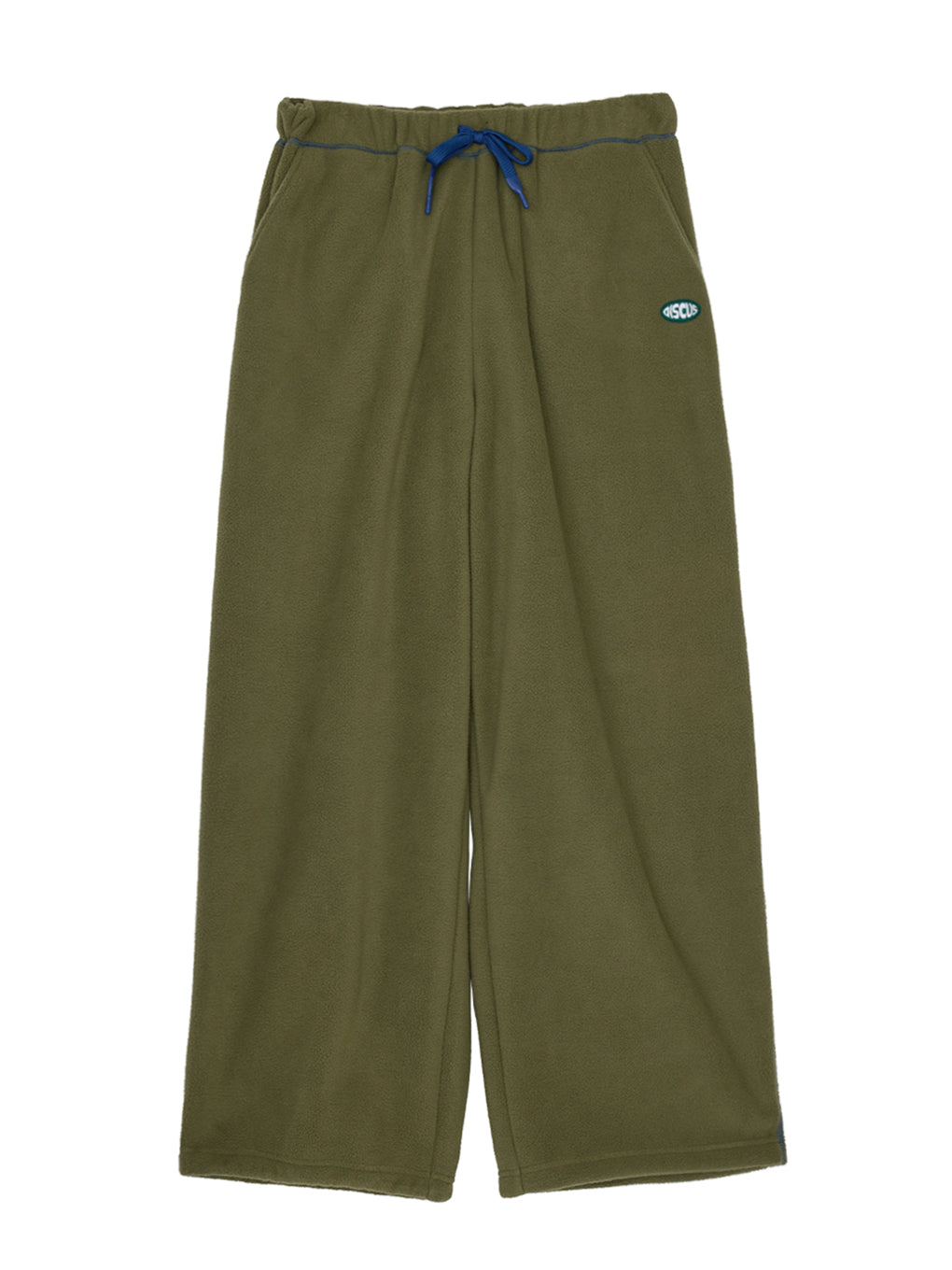 DISCUS FLEECE WIDE PANTS