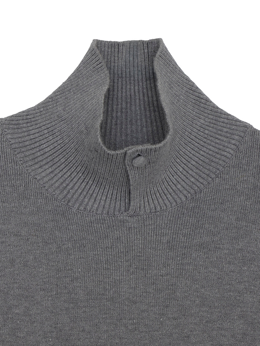 SLIT NECK KNIT TOP