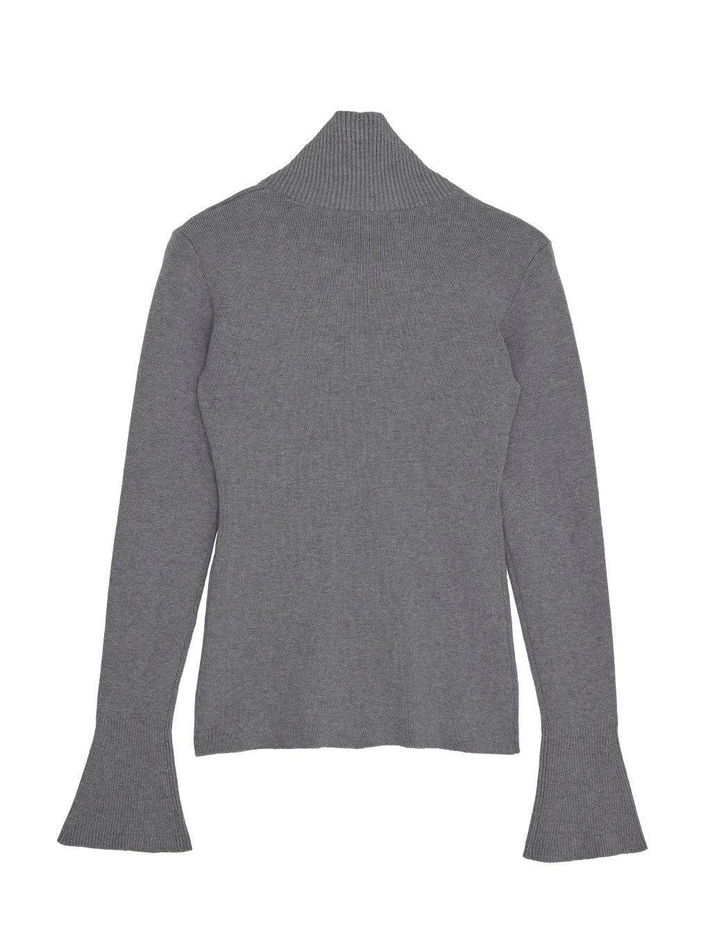 SLIT NECK KNIT TOP