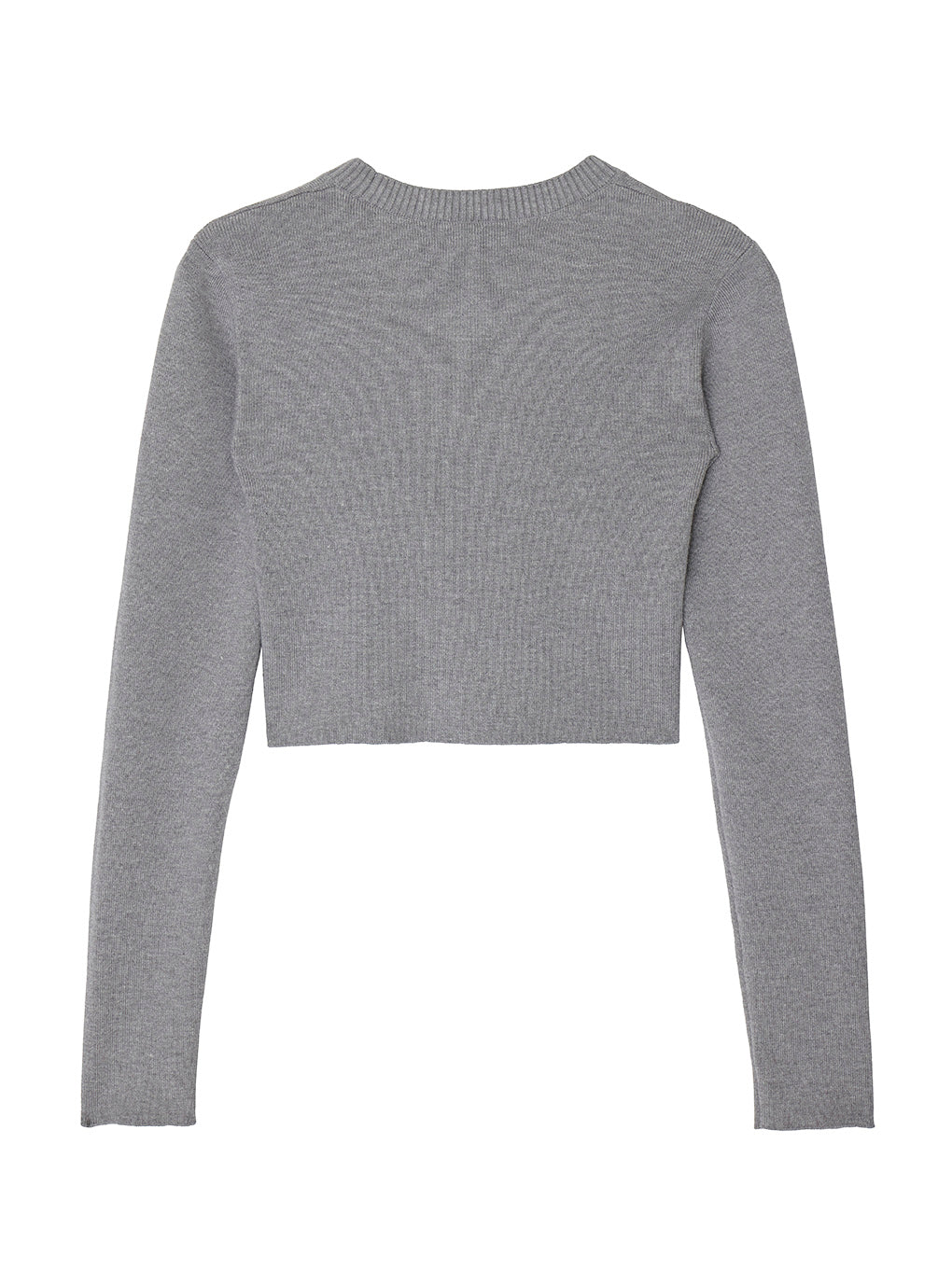 CREW NECK CROPPED TOP
