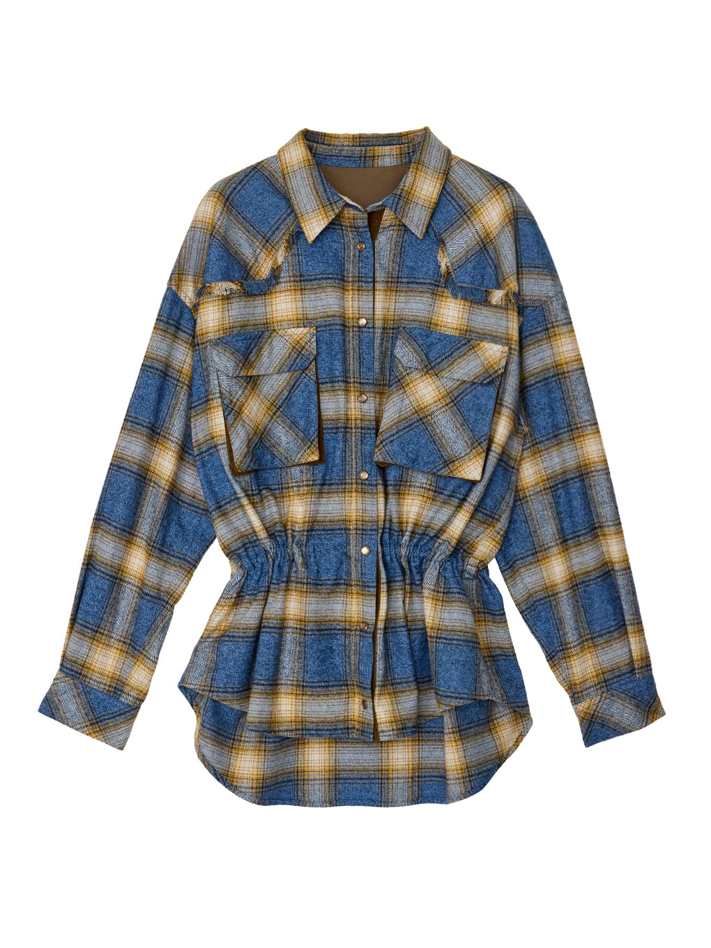 BLOUSING CHECK SHIRT