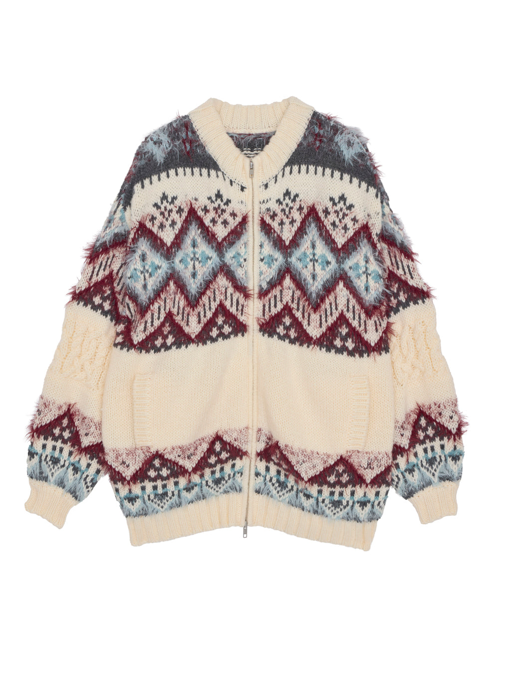 NORDIC ZIP CARDIGAN