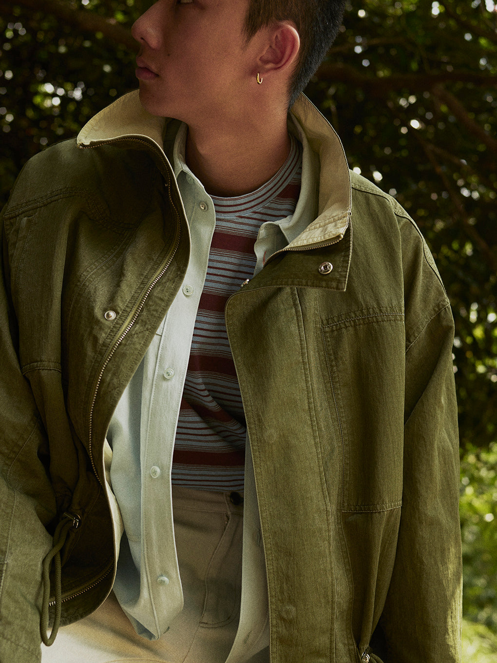 PIGMENT DYE M-65 JACKET