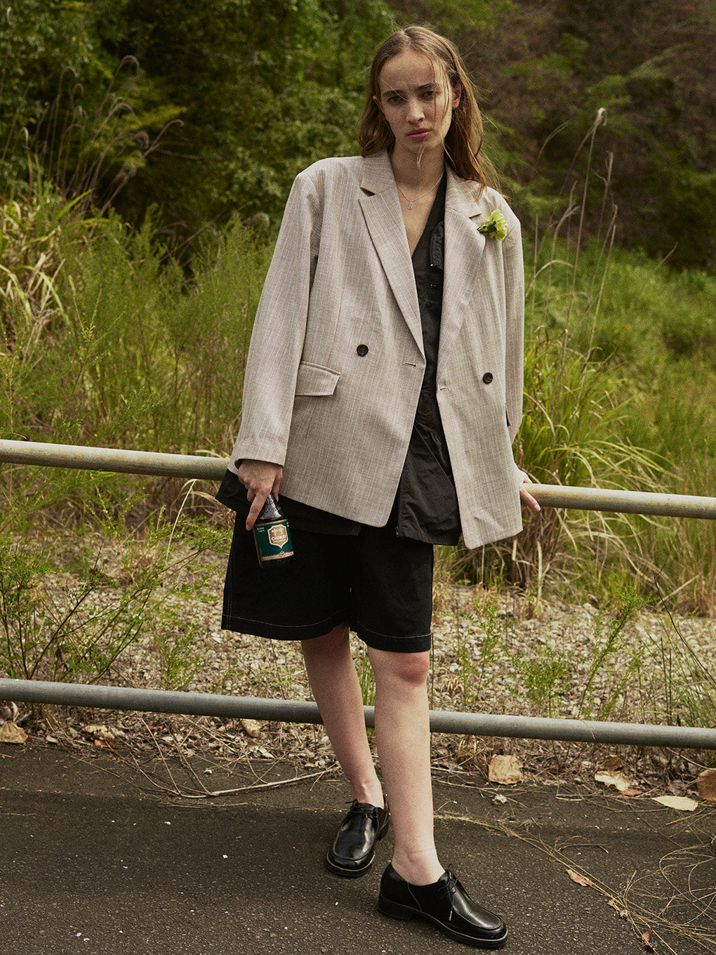 TWILL HALF PANTS