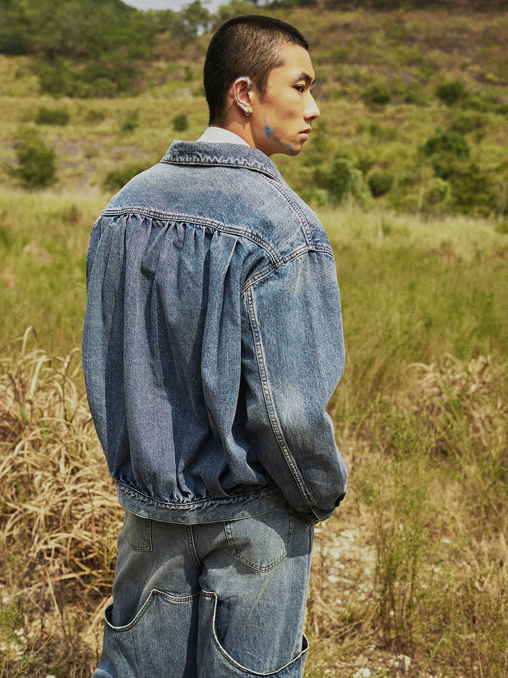 DOUBLE KNEE EXL DENIM