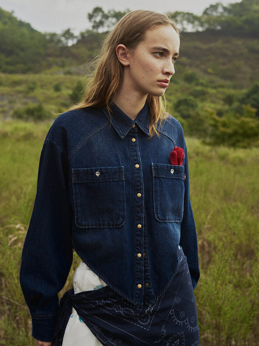 EDGE DENIM SHIRT