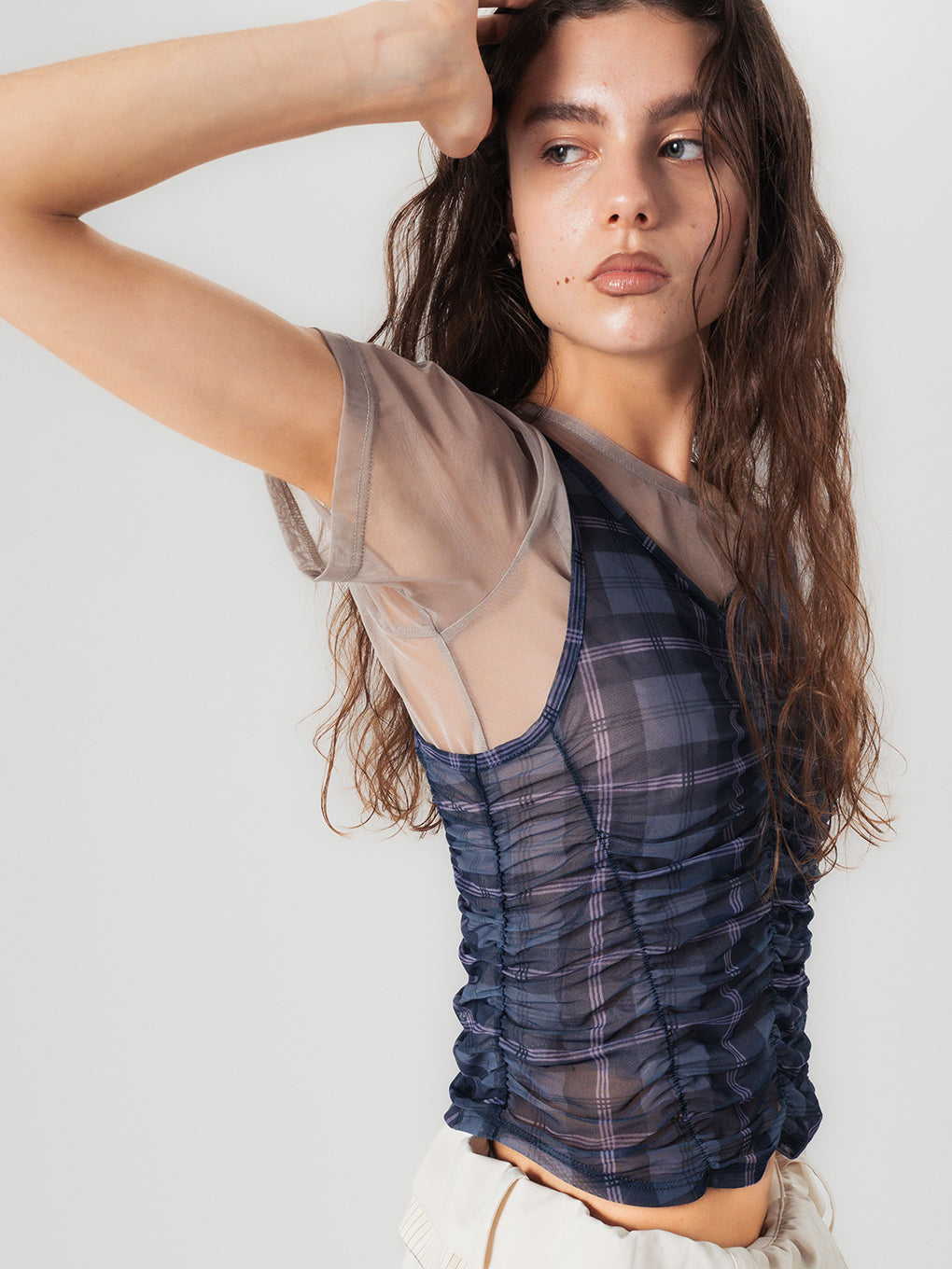 FILMY SHIRRING TOP