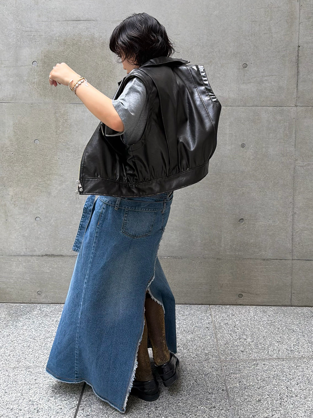 FRENCHTERRY DENIM OP