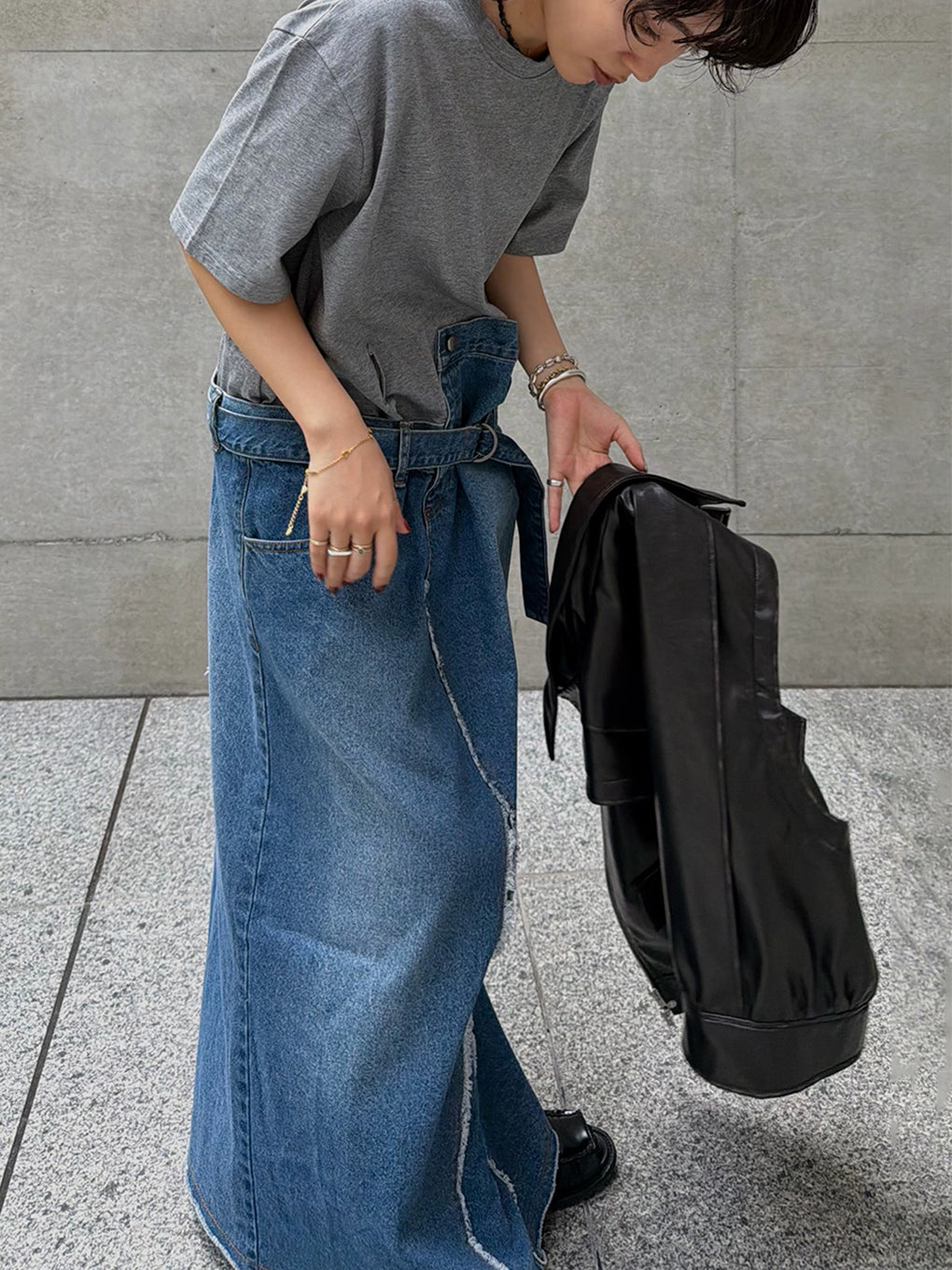 FRENCHTERRY DENIM OP