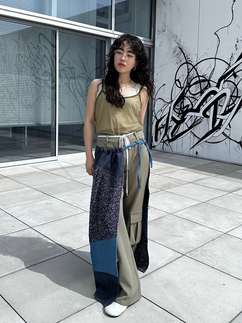 LOW WAIST CARGO PANTS