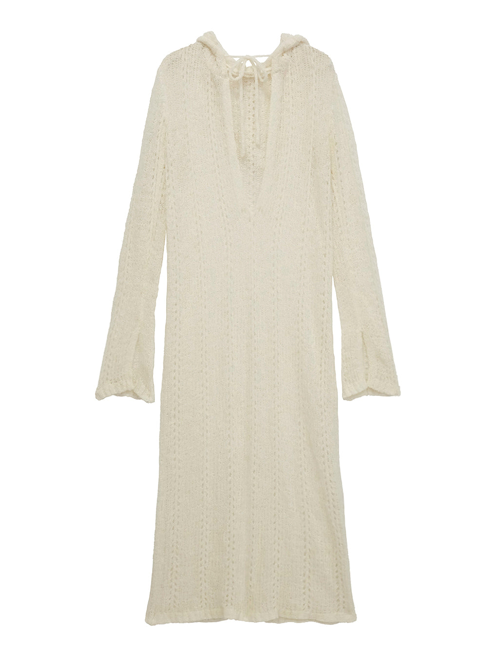 KNIT CROCHET HOODIE OP