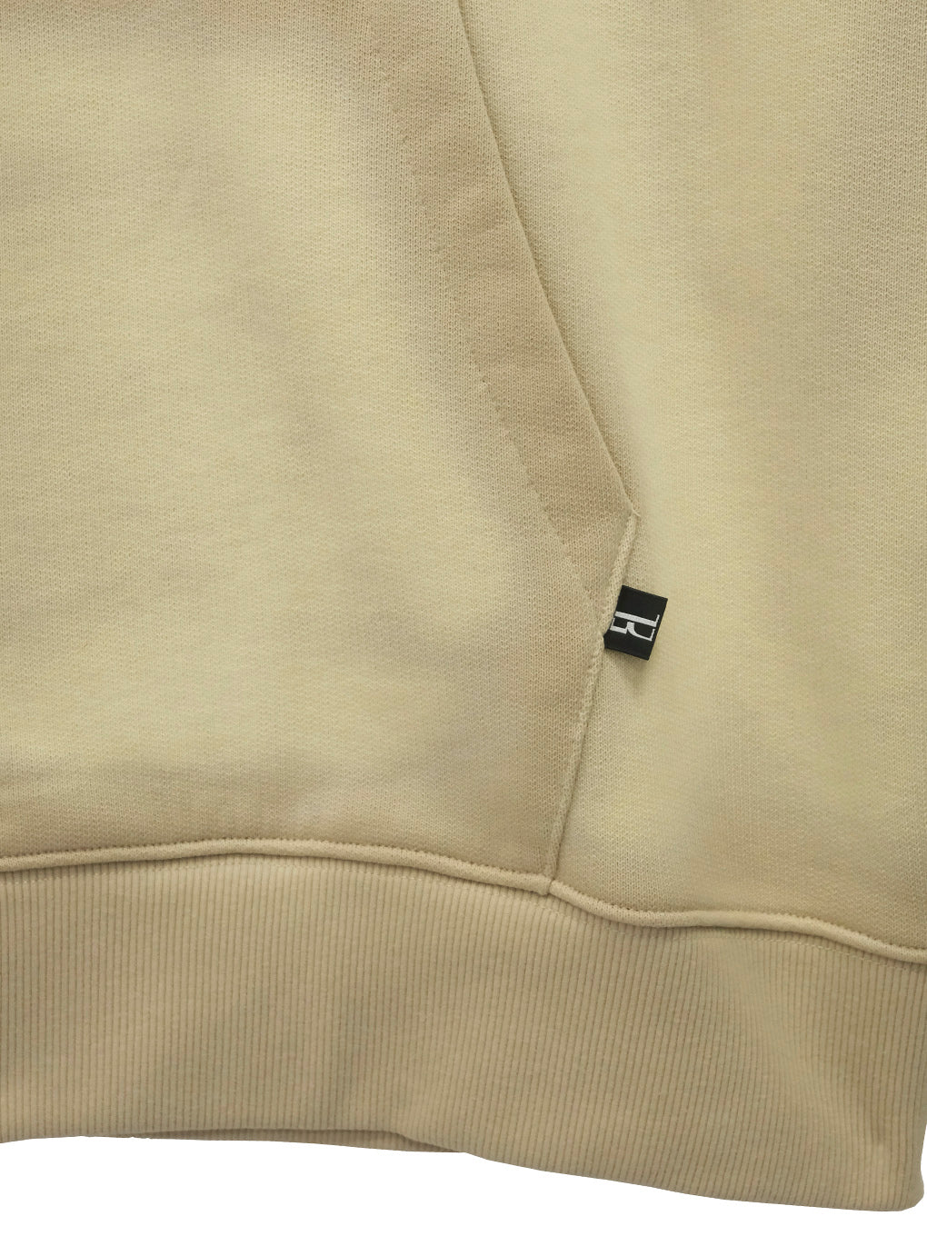 BLEACH DYE HALF ZIP HOODIE