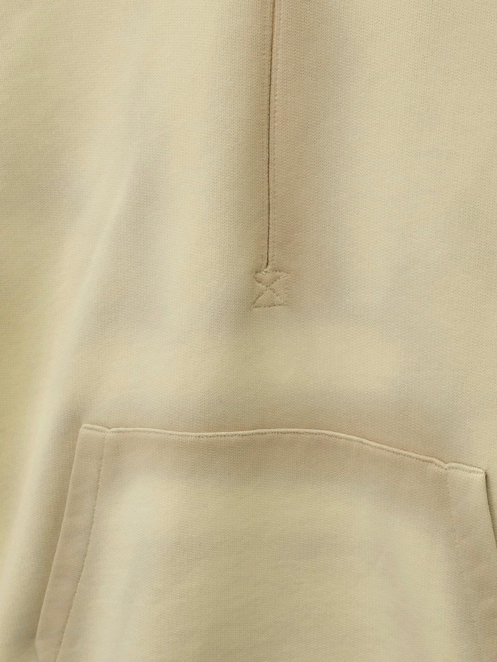 BLEACH DYE HALF ZIP HOODIE