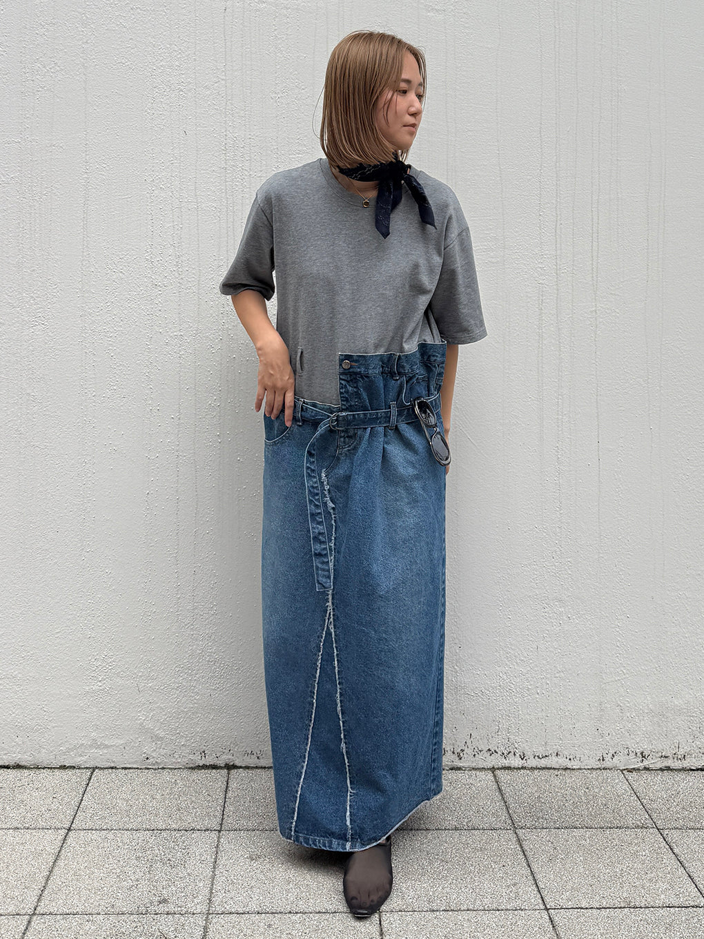 FRENCHTERRY DENIM OP