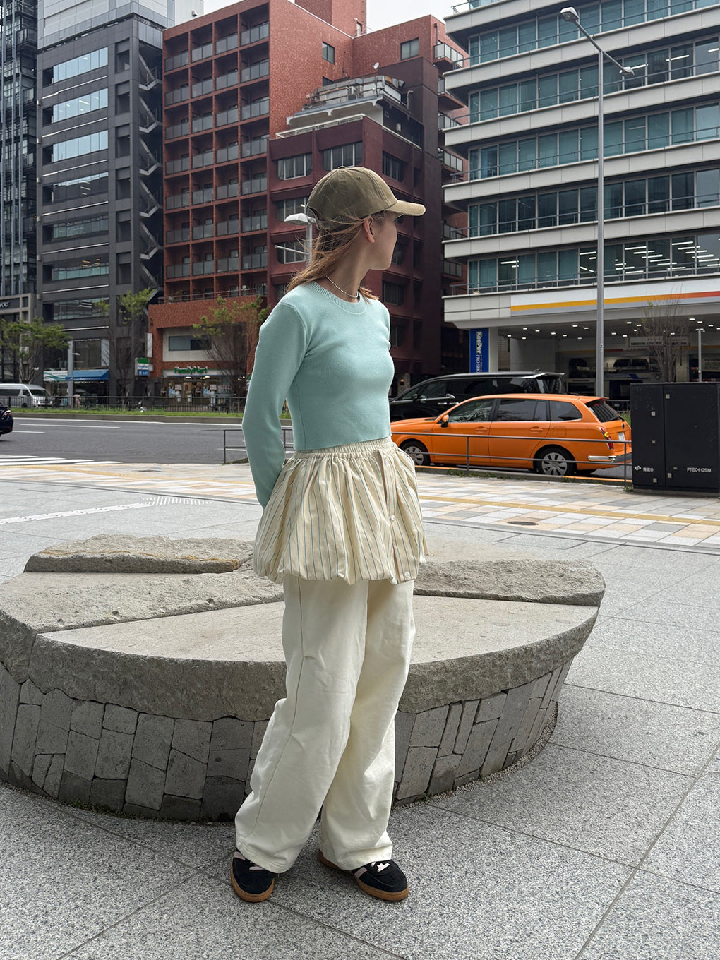 FRENCH TERRY WIDE PANTS
