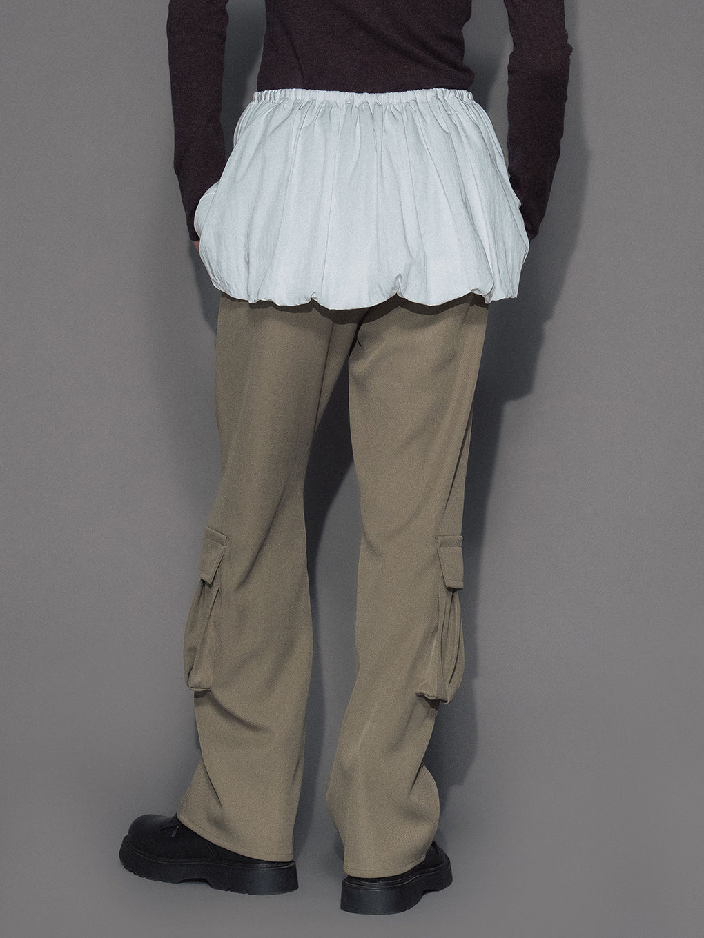 LOW WAIST CARGO PANTS