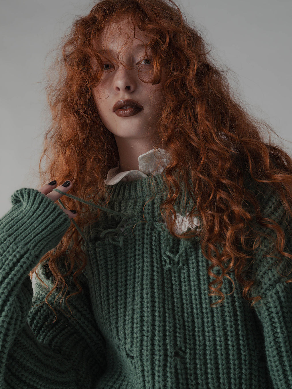 BOROBORO KNIT PULLOVER