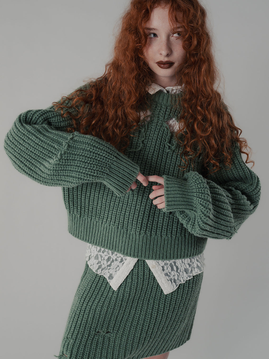 BOROBORO KNIT PULLOVER