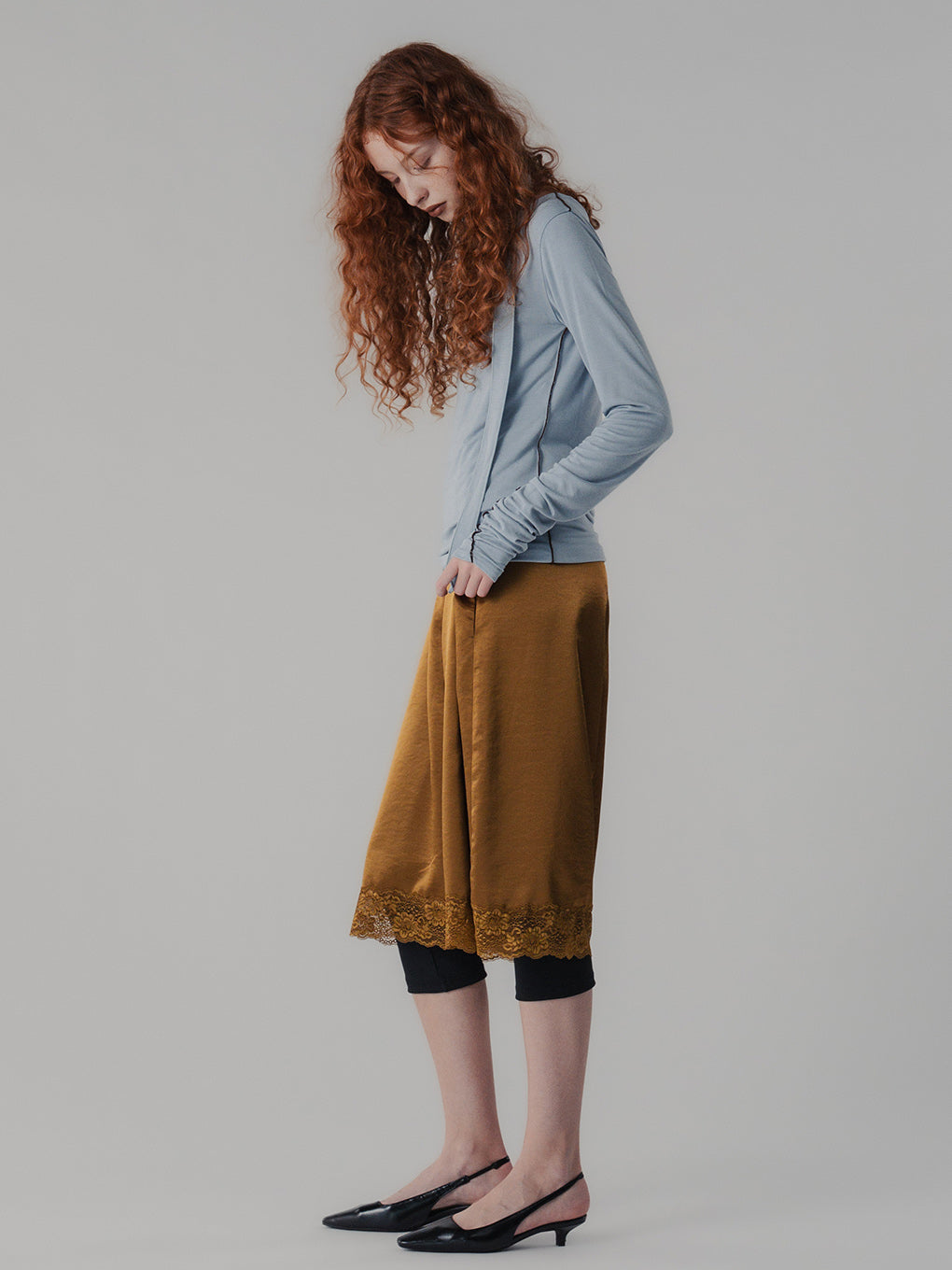 TIE WITH PIPING LS TOP
