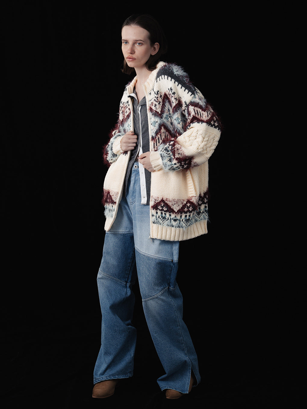 SEAM BOOT CUT E37 DENIM