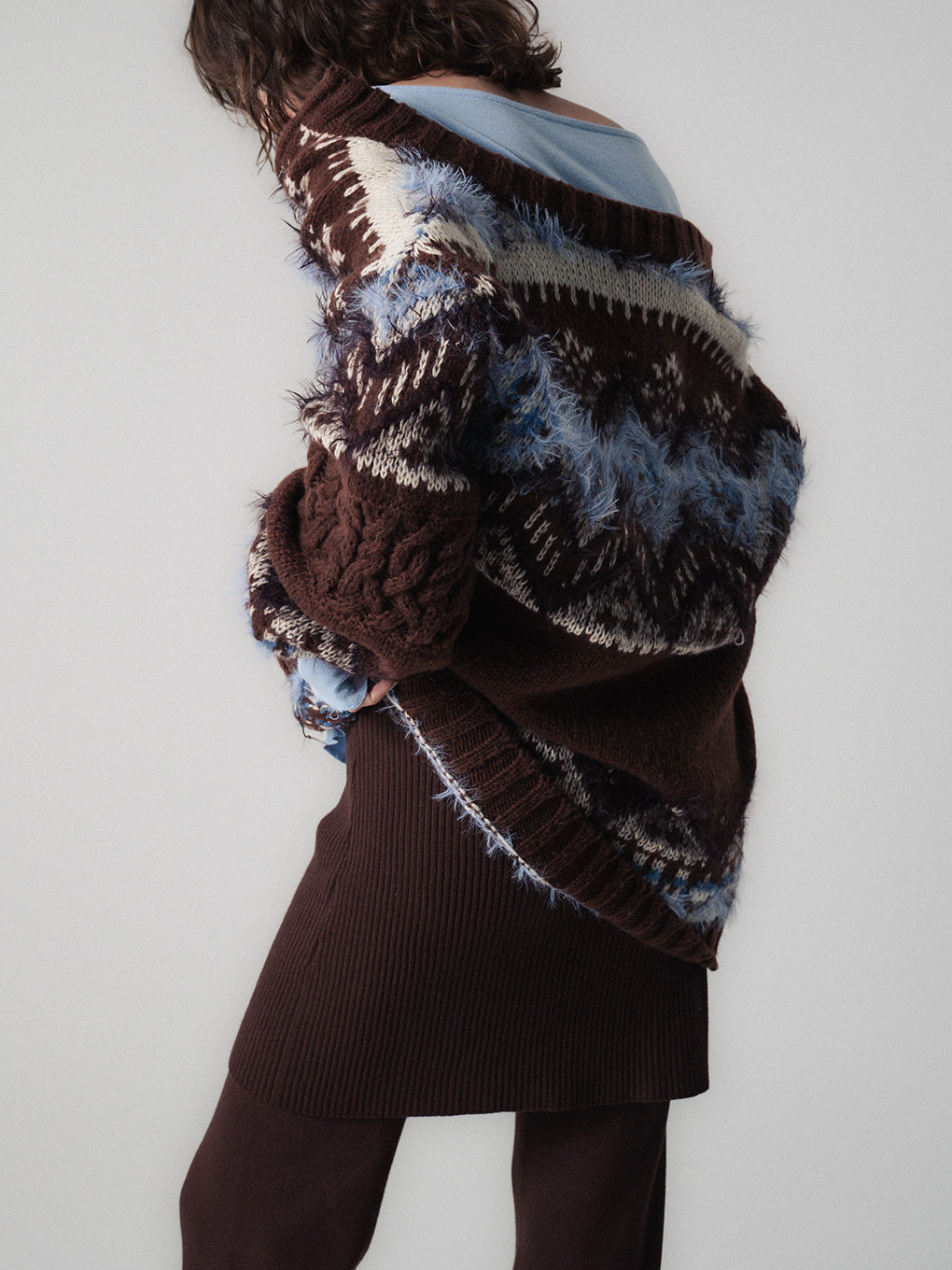 COMFY KNIT SKIRT PANTS