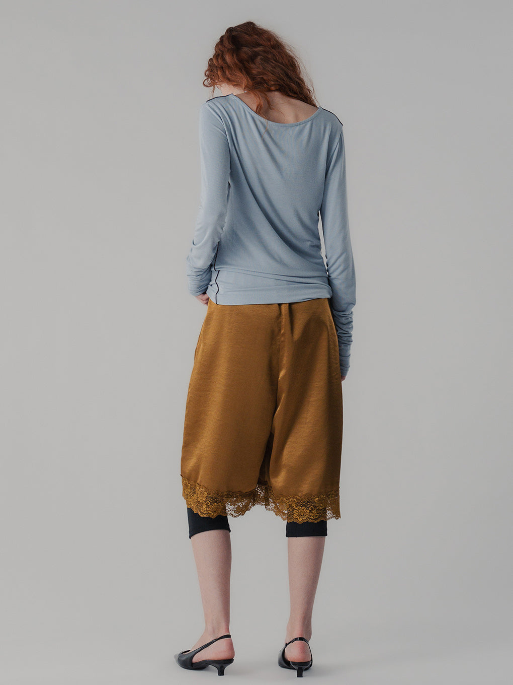 TIE WITH PIPING LS TOP