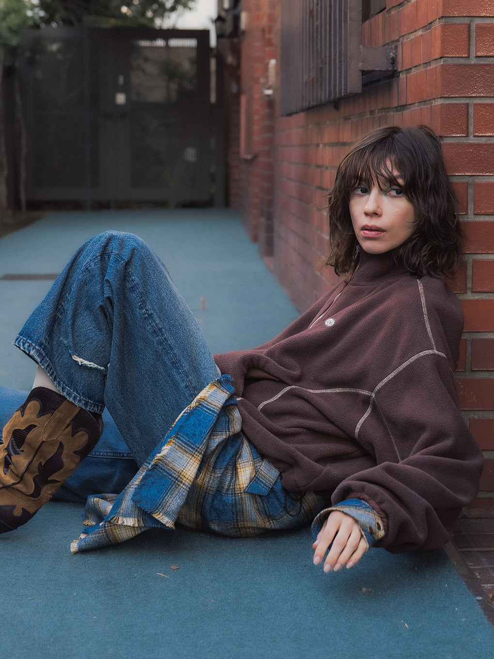 DISCUS FLEECE HALF ZIP PULLOVER