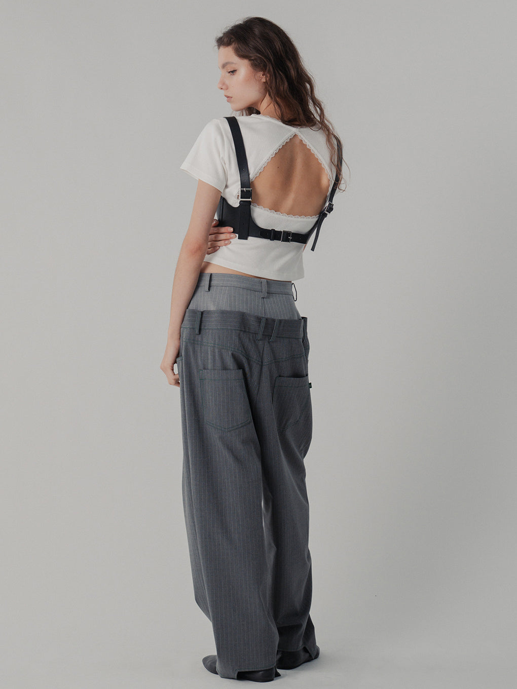 DOUBLE LOW WAIST PANTS