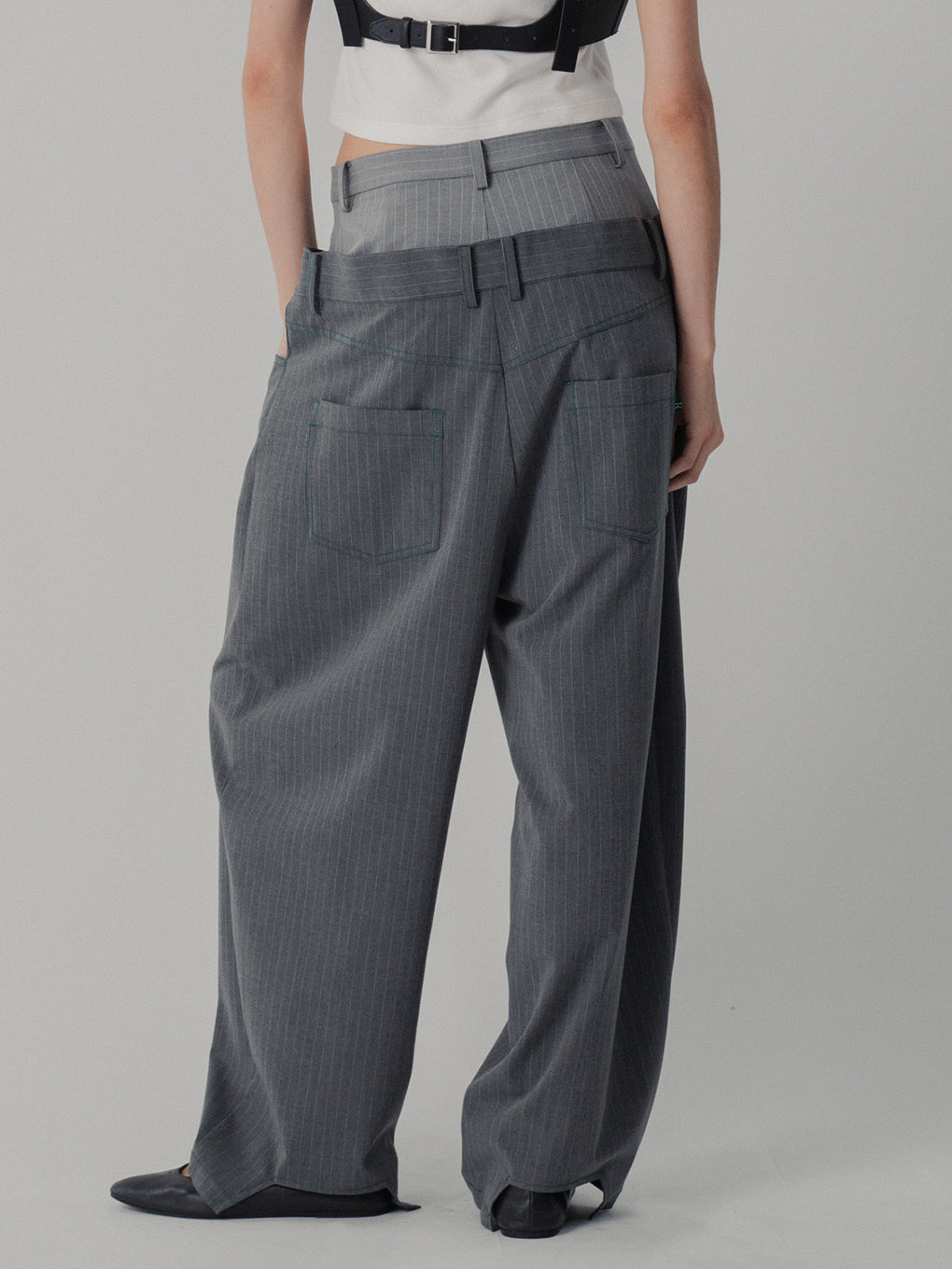 DOUBLE LOW WAIST PANTS